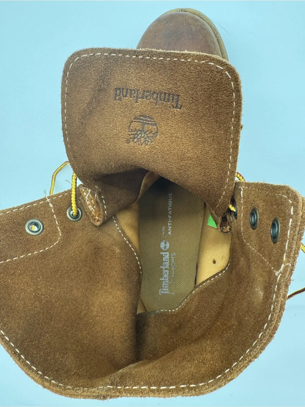 Timberland Brown Suede Lace-Up Work Boot